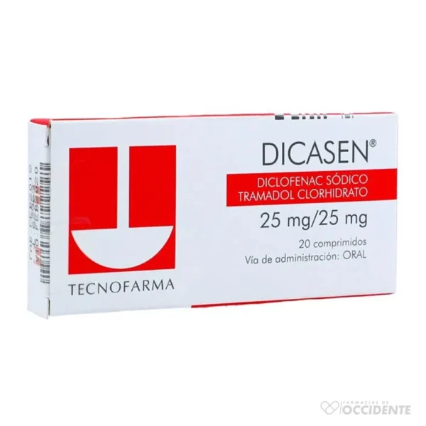 DICASEN COMPRIMIDOS 25MG/25MG X 20