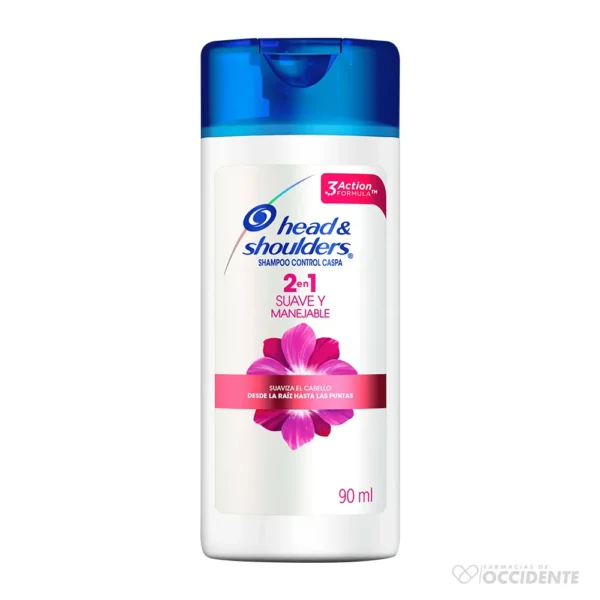 HEAD & SHOULDERS SHAMPOO SUAVE MANEJABLE 2EN1 X 90ML