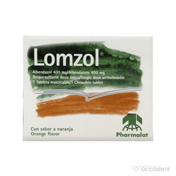 LOMZOL TABLETAS 400MG X 1 (CAJA DE 24 UNIDAD)