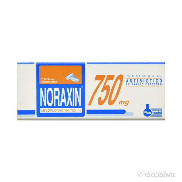 NORAXIN TABLETAS 750MG X 7