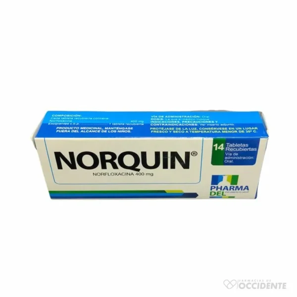 NORQUIN TABLETAS 400MG X 14