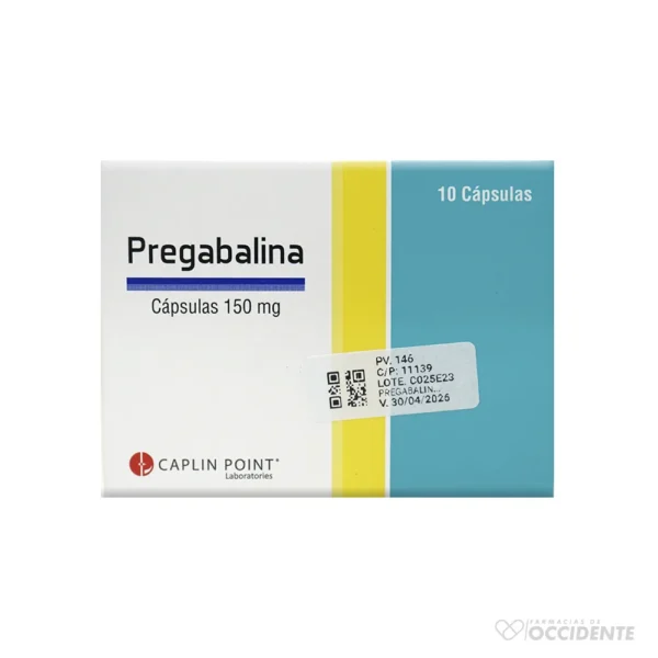 PREGABALINA TAB 150MG X 10. CAPLIN POINT