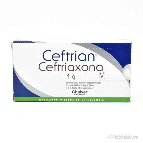 CEFTRIAN 1G IV (CHALVER)