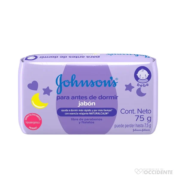 JABON J&J PARA ANTES DE DORMIR 75 GRAMOS