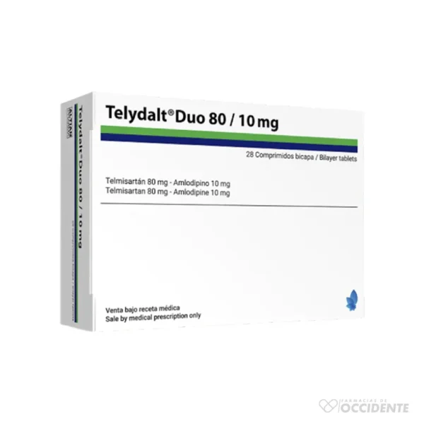 TELYDALT DUO COMPRIMIDOS 80/10MG X 28