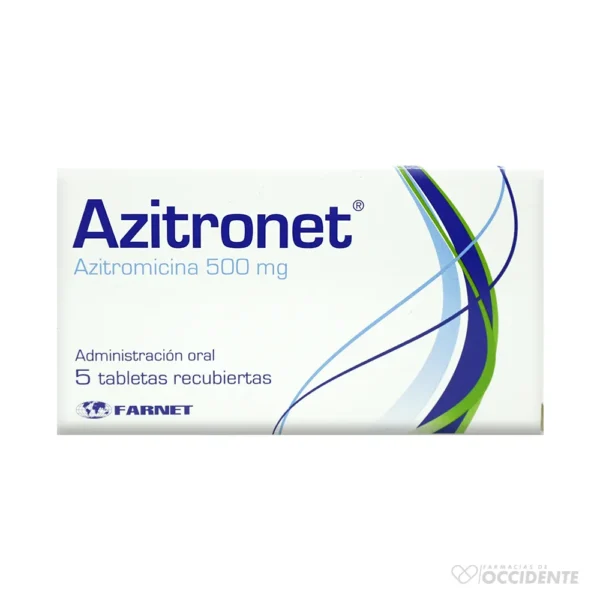 AZITRONET TABLETAS 500MG X 5