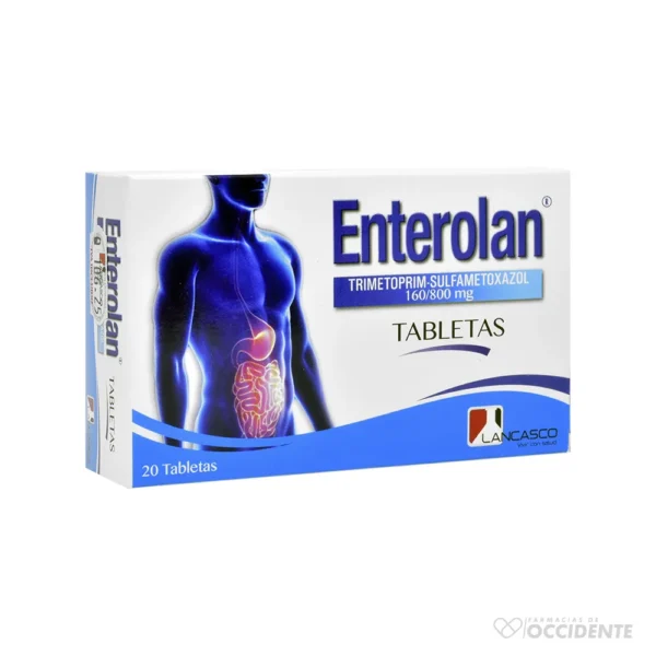 ENTEROLAN 160/800 X 20 TABLETAS