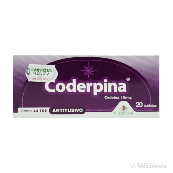 CODERPINA TABLETAS X 1 (CAJA 20 UNIDADES)