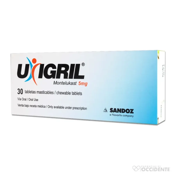 UXIGRIL 5MG X 30 TABLETAS