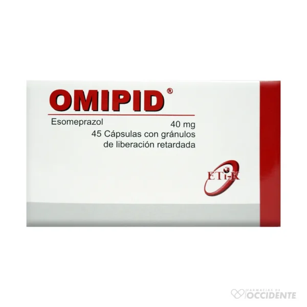 OMIPID 40MG CAPSULAS X 5 (CAJA DE 9 BLISTER)