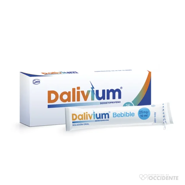 DALIVIUM SOBRES 25MG/2.5G X 10