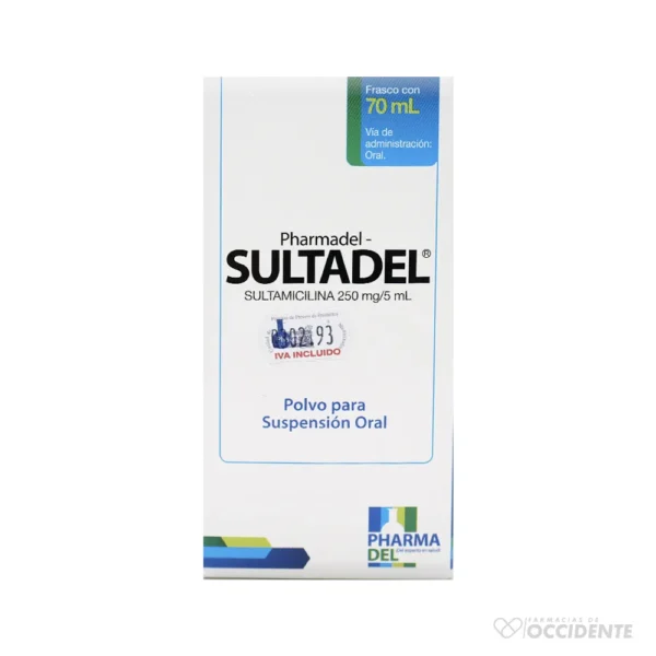 SULTADEL POLVO P/SUSP 250MG/5ML X 70ML