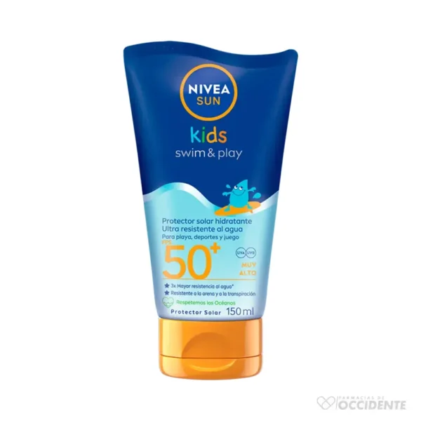 NIVEA SUN KIDS FPS50 SWIM & PLAY X 150ML