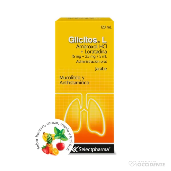 GLICITOS L 15MG-2.5MG/5ML JARABE X 120ML