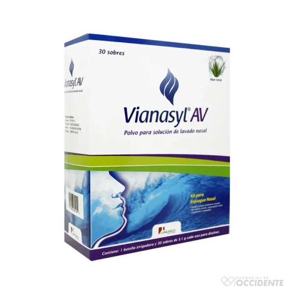 VIANASYL KIT P/ENJUAGUE NASAL SOBRES X 30