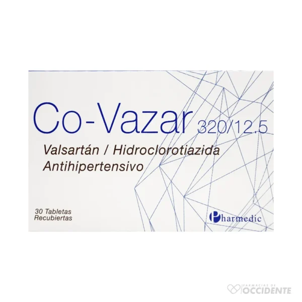 CO-VAZAR TABLETAS 320/12.5MG X 30