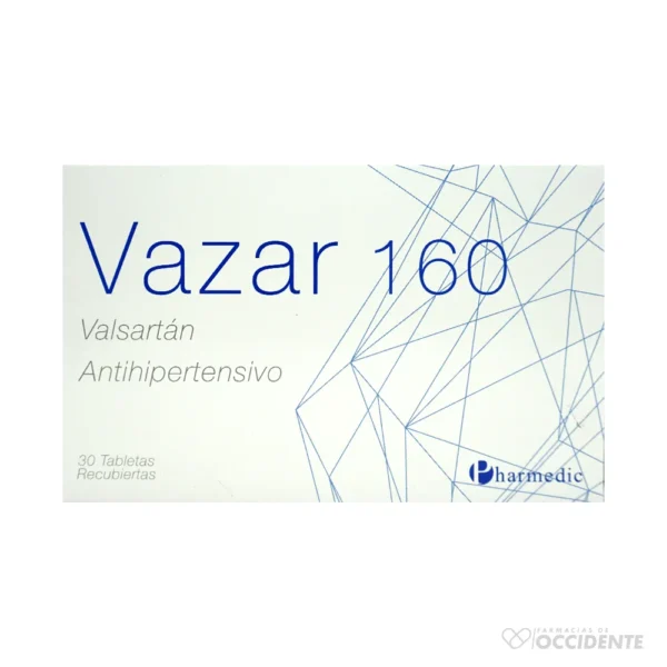 VAZAR 160 TABLETAS 160MG X 30