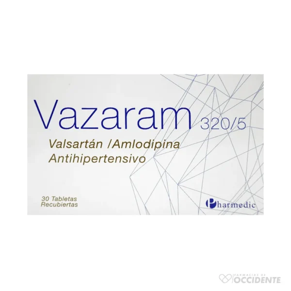 VAZARAM TABLETAS 320/5MG X 30