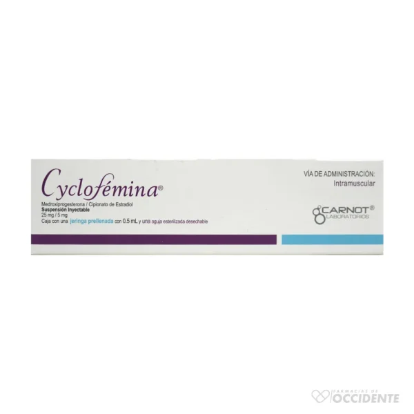 CYCLOFEMINA JERINGA PRELLENADA * 1u