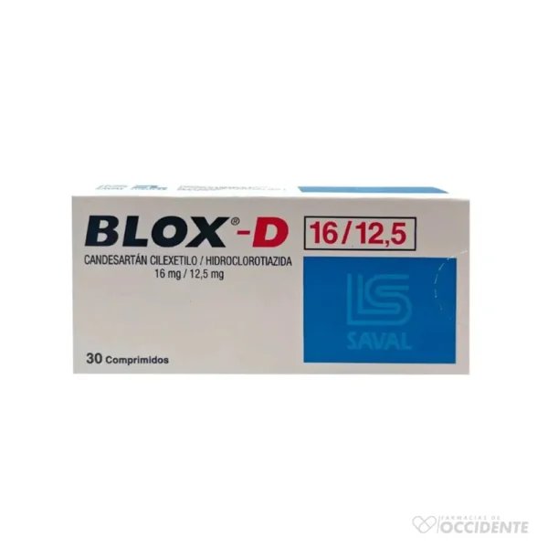 BLOX-D COMPRIMIDOS 16MG/12.5MG X 30