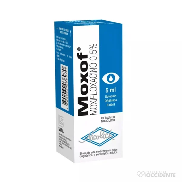 MOXOF SOLUCION OFTALMICA 0.5% X 5ML