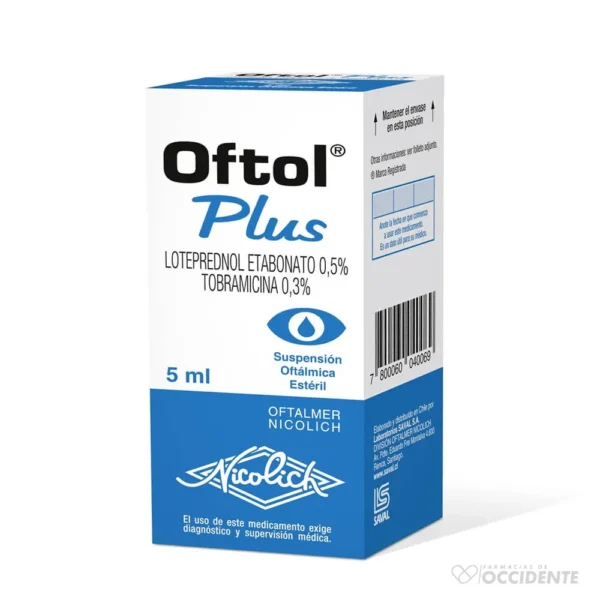 OFTOL PLUS SOL OFTALMICA X 5ML