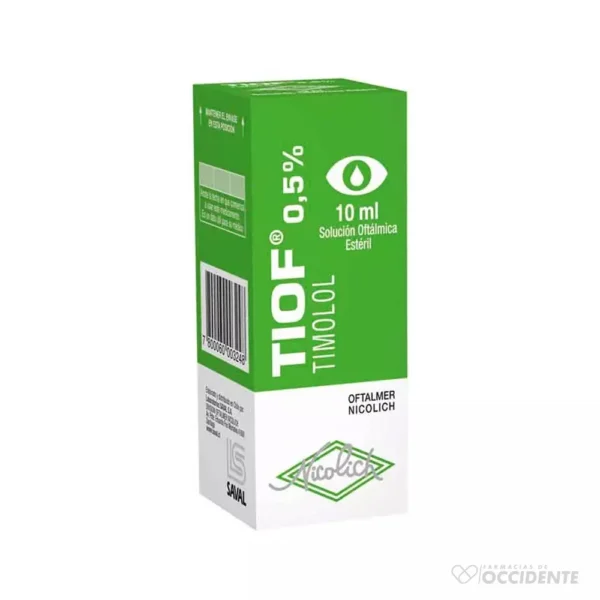 TIOF SOLUCION OFTALMICA 0.5% X 10ML