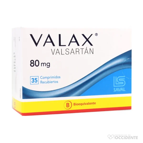 VALAX COMPRIMIDOS 80MG X 35