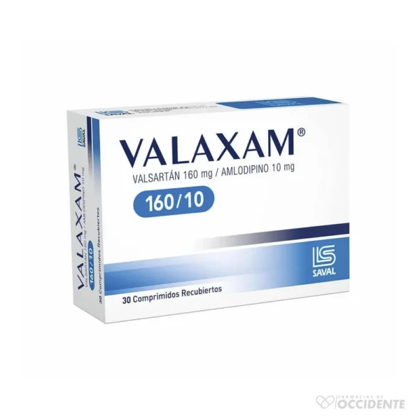 VALAXAM COMPRIMIDOS 160MG/10MG X 35