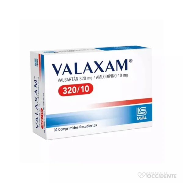 VALAXAM COMPRIMIDOS 320MG/10MG X 35