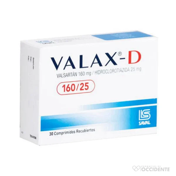 VALAX-D COMPRIMIDOS 160/25 X 35