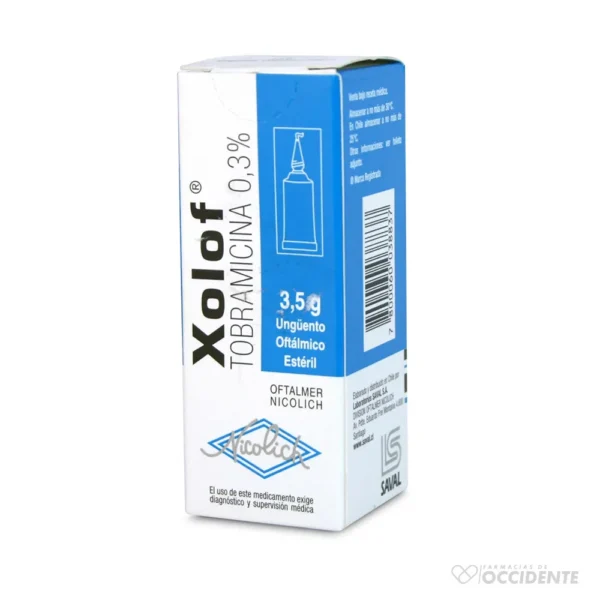 XOLOF UNGUENTO OFTALMICO X 3.5G