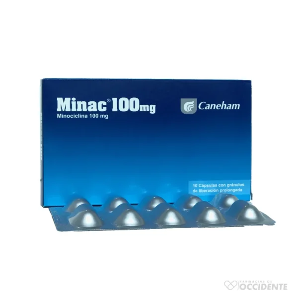 MINAC CAPSULAS 100MG x 10