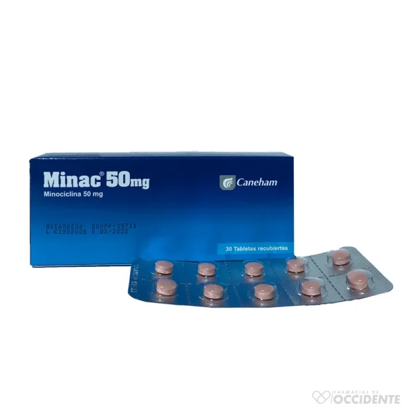 MINAC TABLETAS 50MG X 30