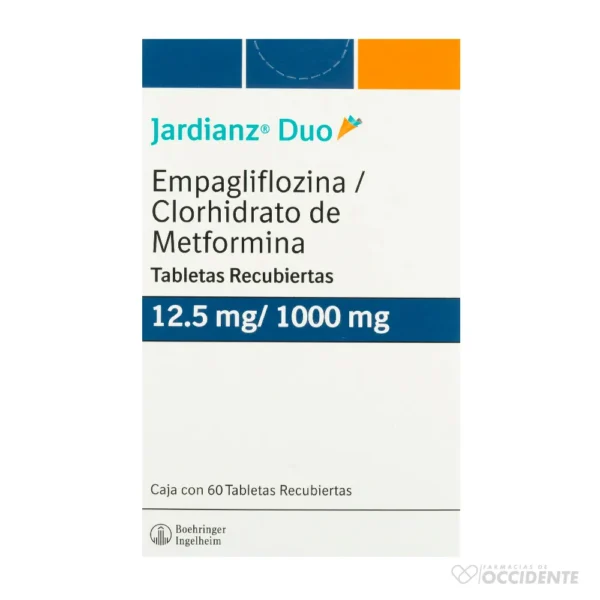 JARDIANZ DUO TABLETAS 12.5/1000MG X 60