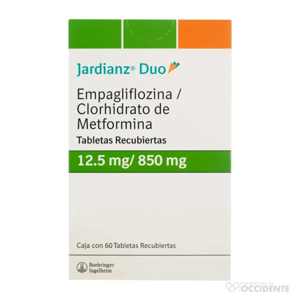 JARDIANZ DUO TABLETAS 12.5/850MG X 60