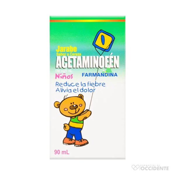 ACETAMINOFEN FARMANDINA JARABE X 90ML (Cereza)