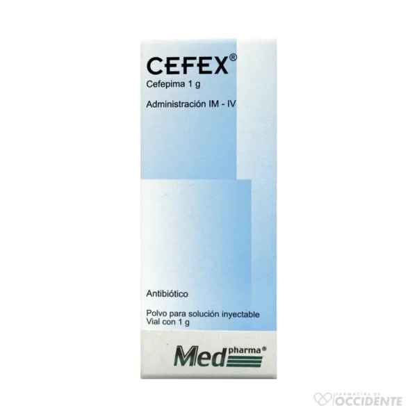 CEFEX 1G VIAL X 1