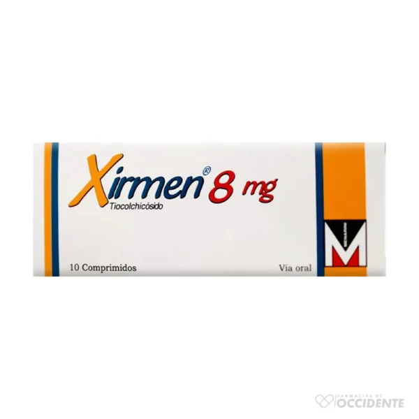 XIRMEN COMPRIMIDOS 8MG X 10