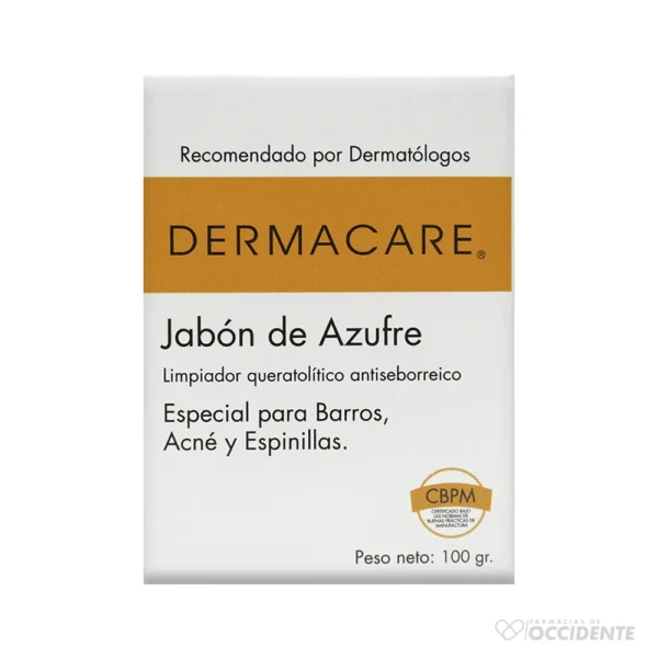 JABON DE AZUFRE DERMACARE X 100G