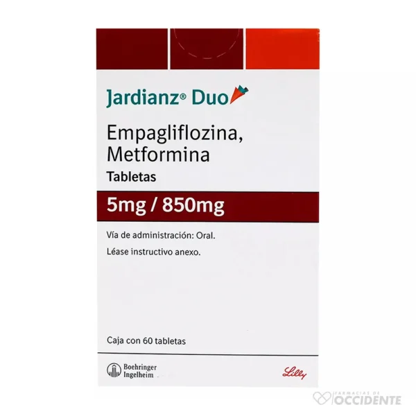 JARDIANZ DUO TABLETAS 5/850MG X 60