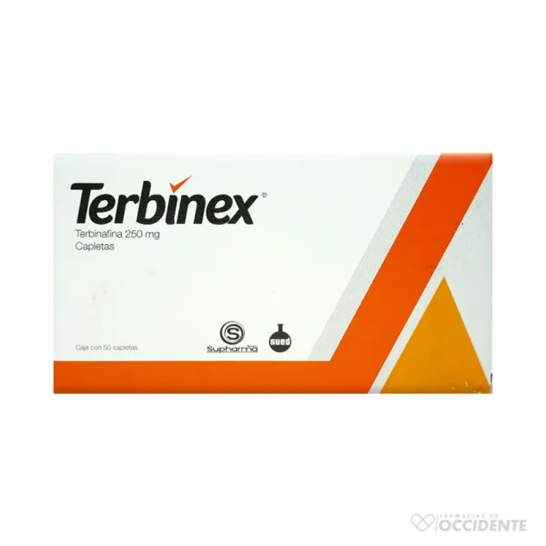 TERBINEX CAPLETAS 250MG X 10 (CAJA DE 5 BLISTER)