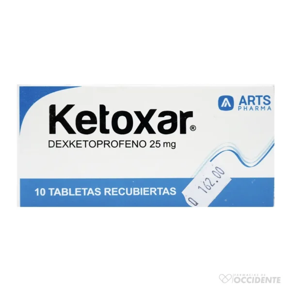 KETOXAR 25MG TABLETAS X 10