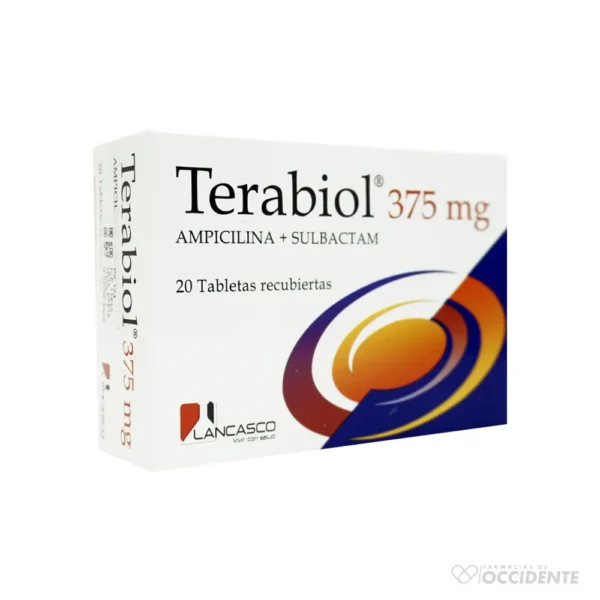 TERABIOL TABLETAS 375MG CAJA X1 (CAJA 20 UNIDADES)