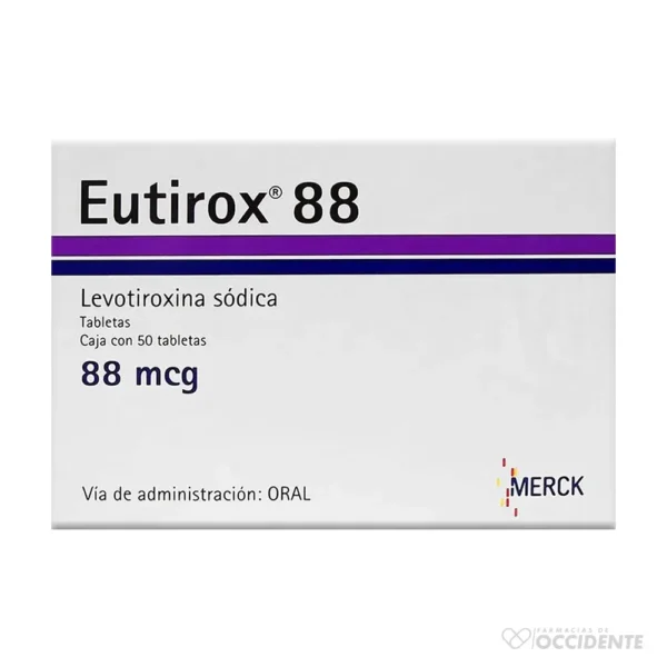 EUTIROX TABLETAS 88MCG X 50