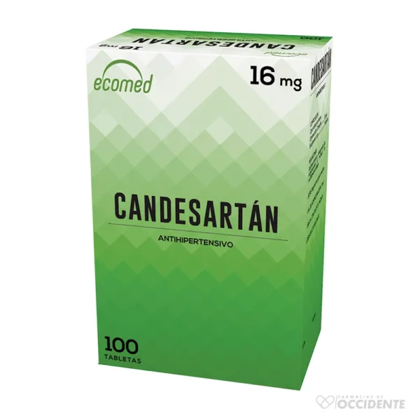 CANDESARTAN 16MG TABLETAS X 10 (CAJA 10 BLISTER). ECOMED