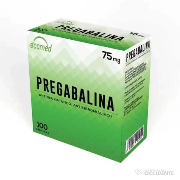 PREGABALINA 75MCG TABLETAS X 10 (CAJA 10 BLISTER). ECOMED