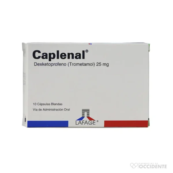 CAPLENAL CAPSULAS GEL 25MG X 10