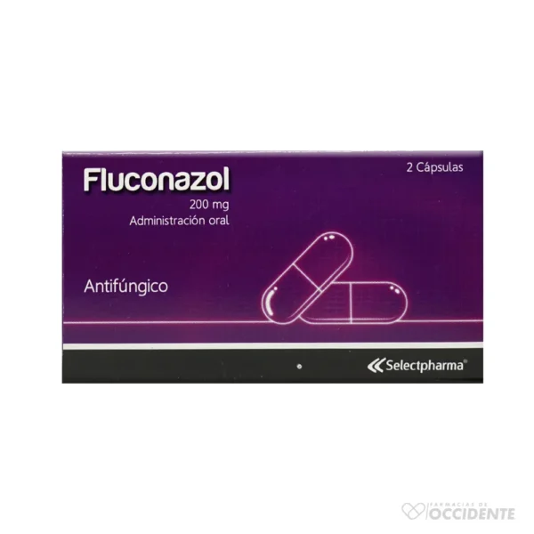 FLUCONAZOL 200mg CAPSULAS X 2. SELECTPHARMA