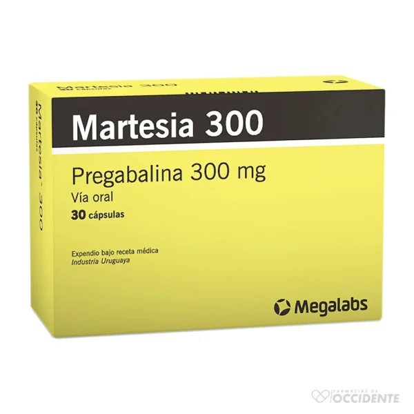 MARTESIA 300MG X 30 CAPSULAS